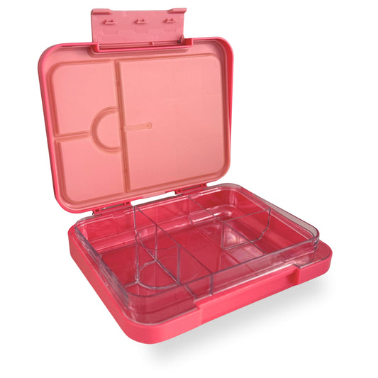 Girl-Power BPA-Free Pink Large Bento Lunch Box