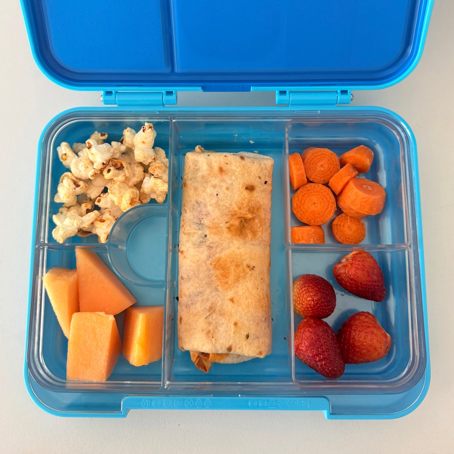 Space Theme BPA-Free Blue Large Bento Lunch box