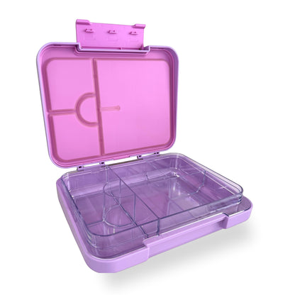 Princess Carriage BPA-Free Purple Large Bento Lunch box