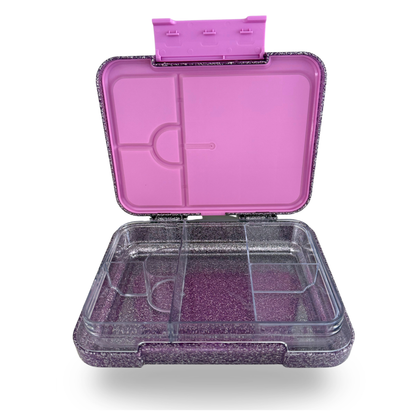 Princess Carriage BPA-Free Glitter Large Bento Lunch box