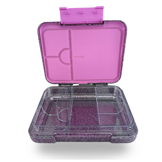 Princess Carriage BPA-Free Glitter Large Bento Lunch box